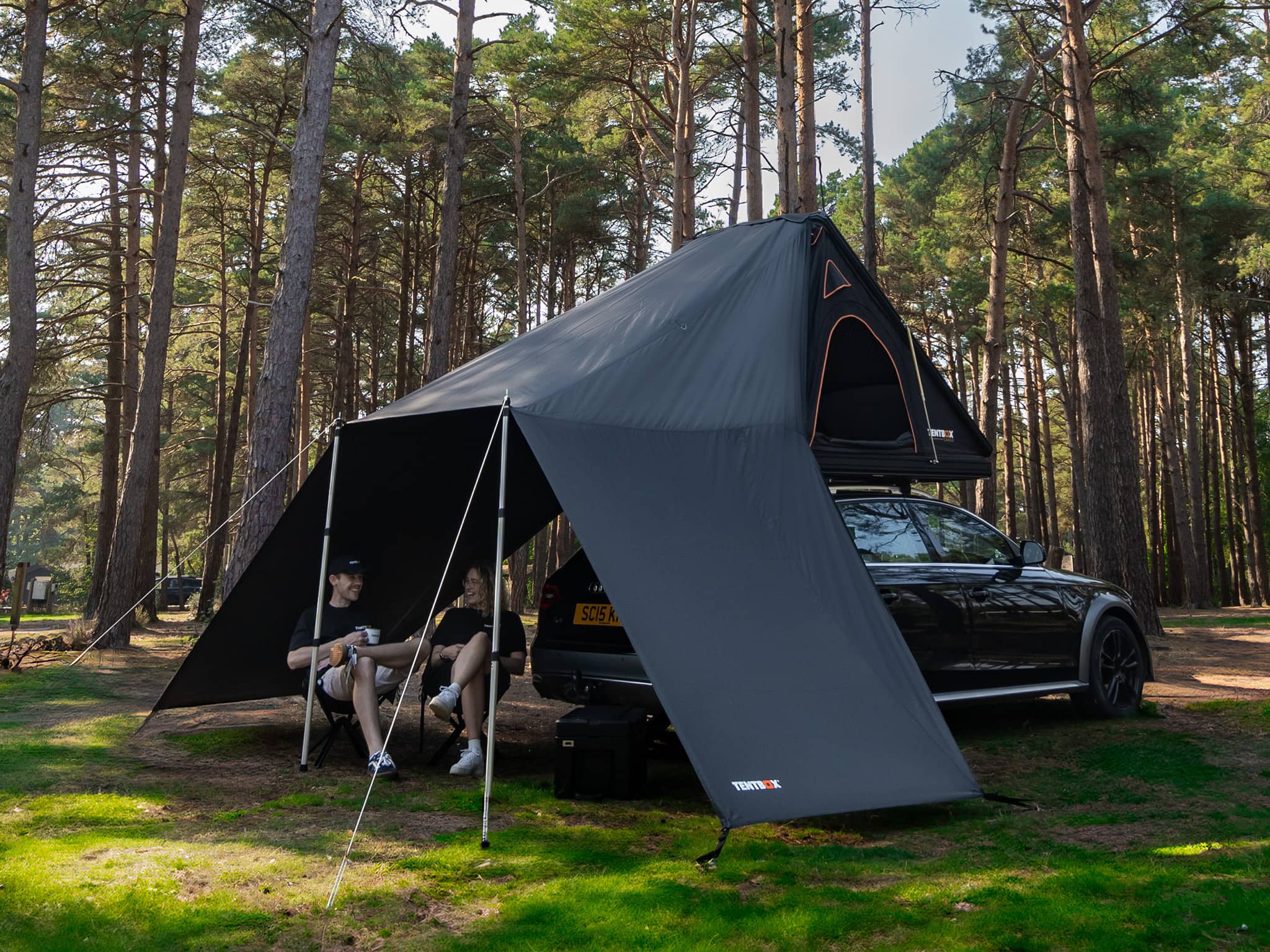 Shirati Tunnel Awning 1.0 – Universal Car Side Shelter for Camping & Travel - Image 6