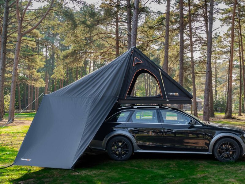Shirati Tunnel Awning 1.0 – Universal Car Side Shelter for Camping & Travel - Image 2