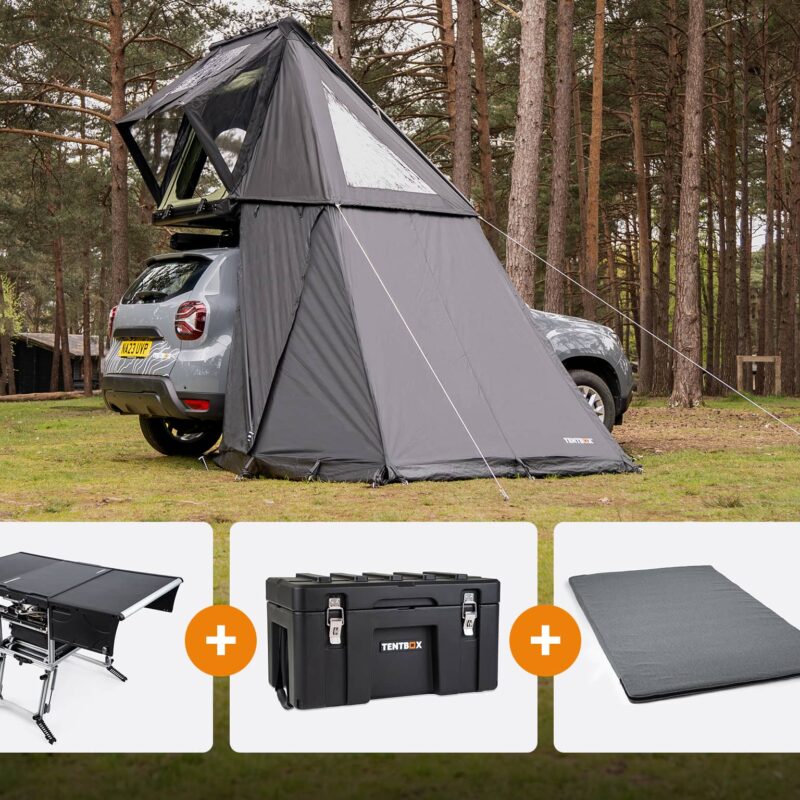 Shirati Cargo 2.0 Ultimate Bundle – All-in-One Rooftop Storage & Camping Kit